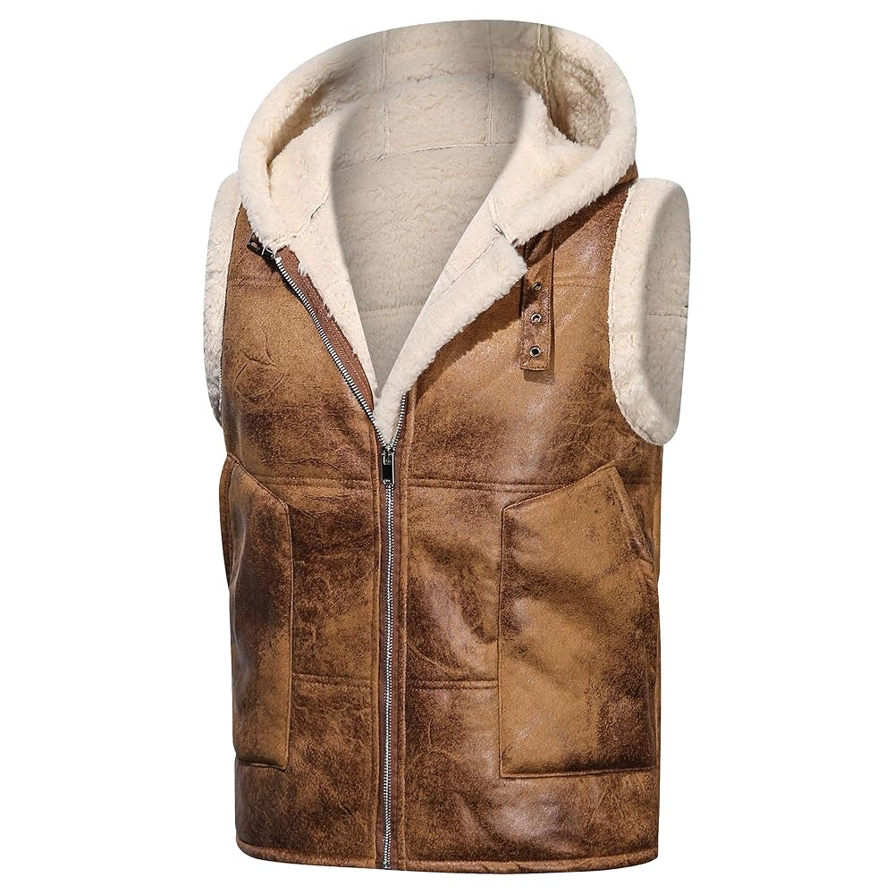 【WONDER WONDER】Arden Leather Vest Padded Vest Arden Leather Vest Padded Vest - WONDER WONDER | 60% - Asian
